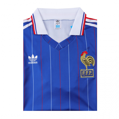 France Rertro Jersey Home World Cup 1982