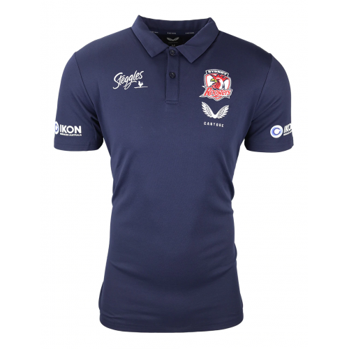 2021 Sydney Roosters Rugby Navy Polo Shirt