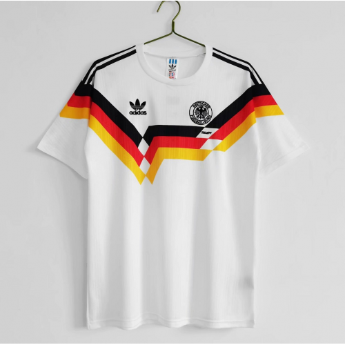 West Germany Retro Soccer Jersey Home Replica World Cup 1990