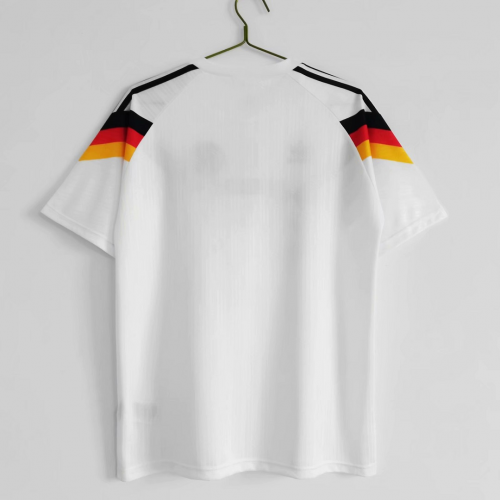 West Germany Retro Soccer Jersey Home Replica World Cup 1990