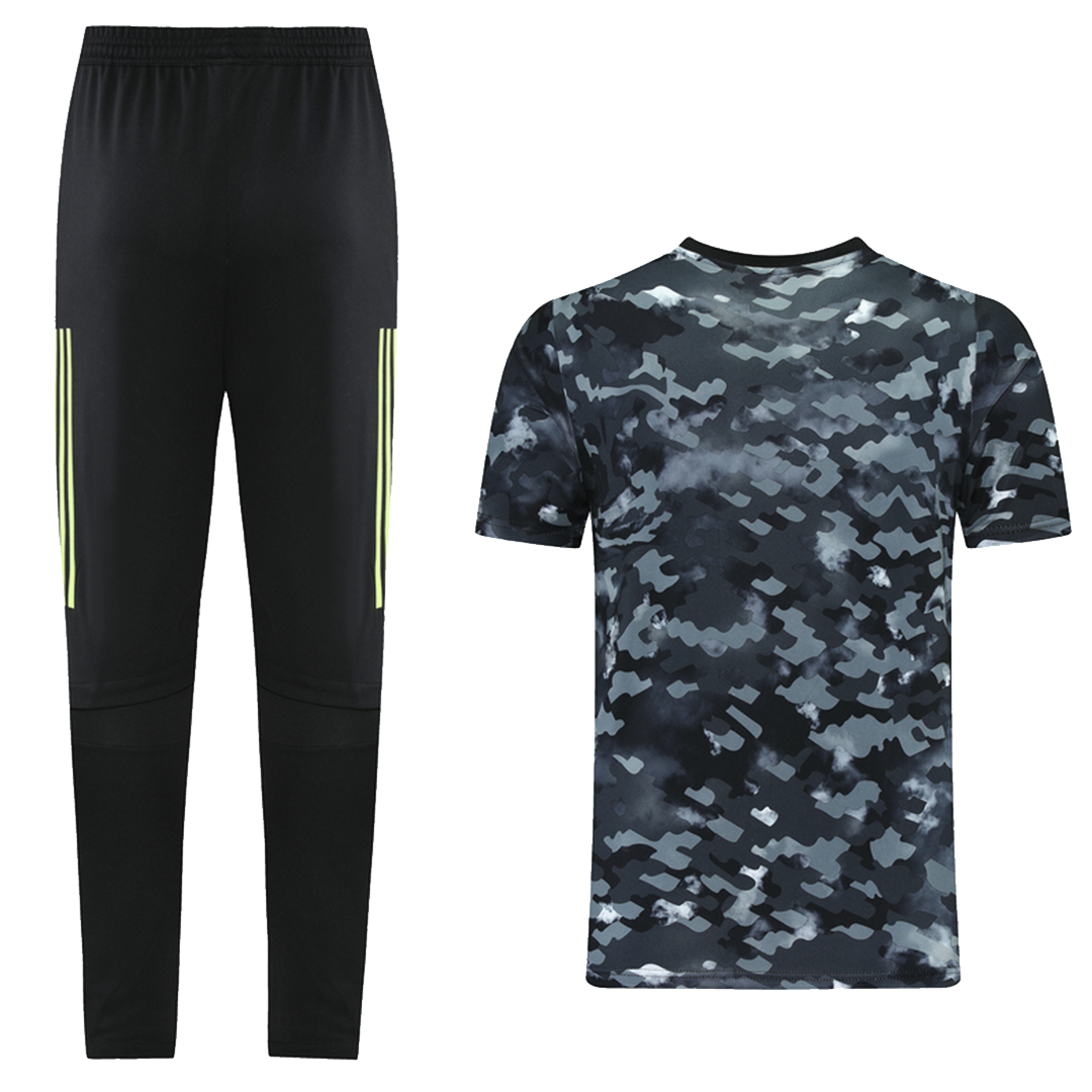 Juventus Training Kit (Top+Pants) Gray Camouflage 2021/22