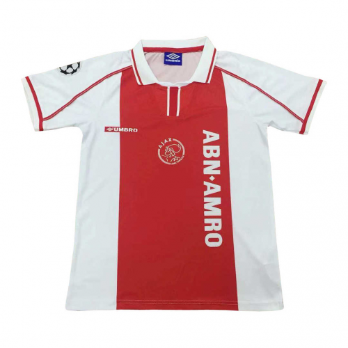 Ajax Retro Soccer Jersey Home 1998/99 MineJerseys