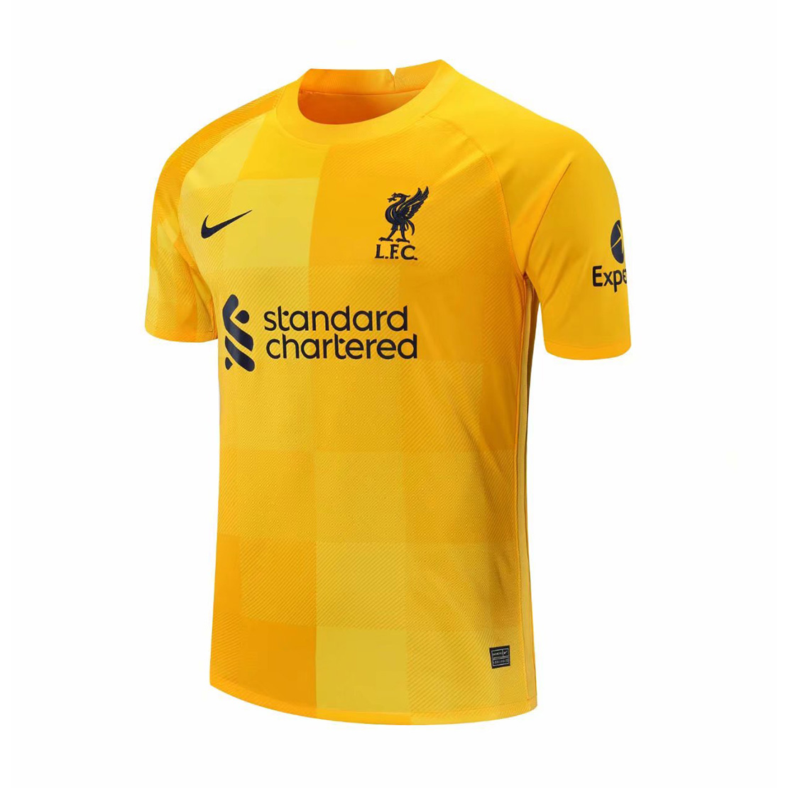 Liverpool Soccer Jersey Goalkeeper Yellow Replica 2021/22