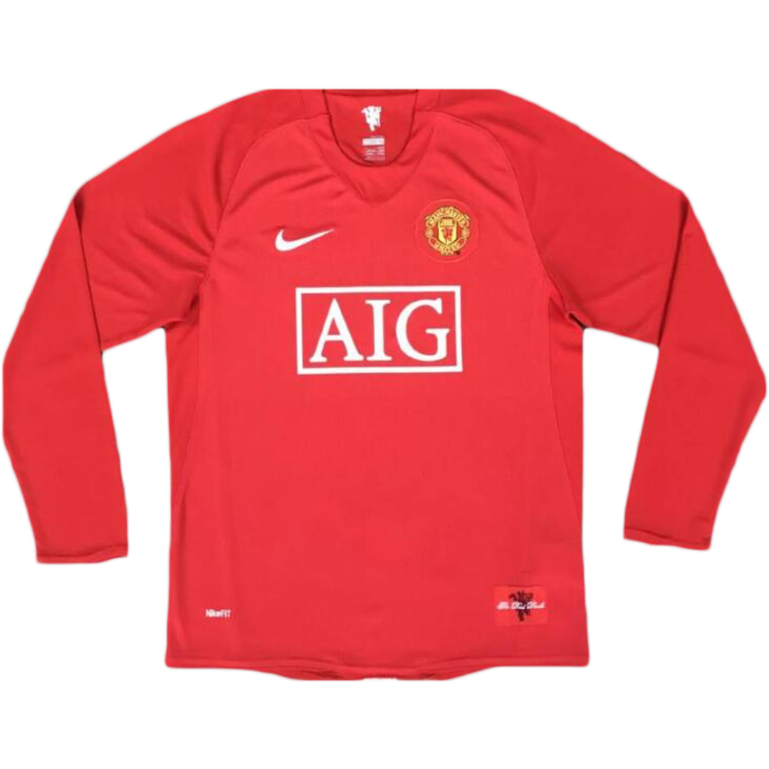 Manchester United RONALDO #7 Retro Soccer Jersey Long Sleeve Replica ...