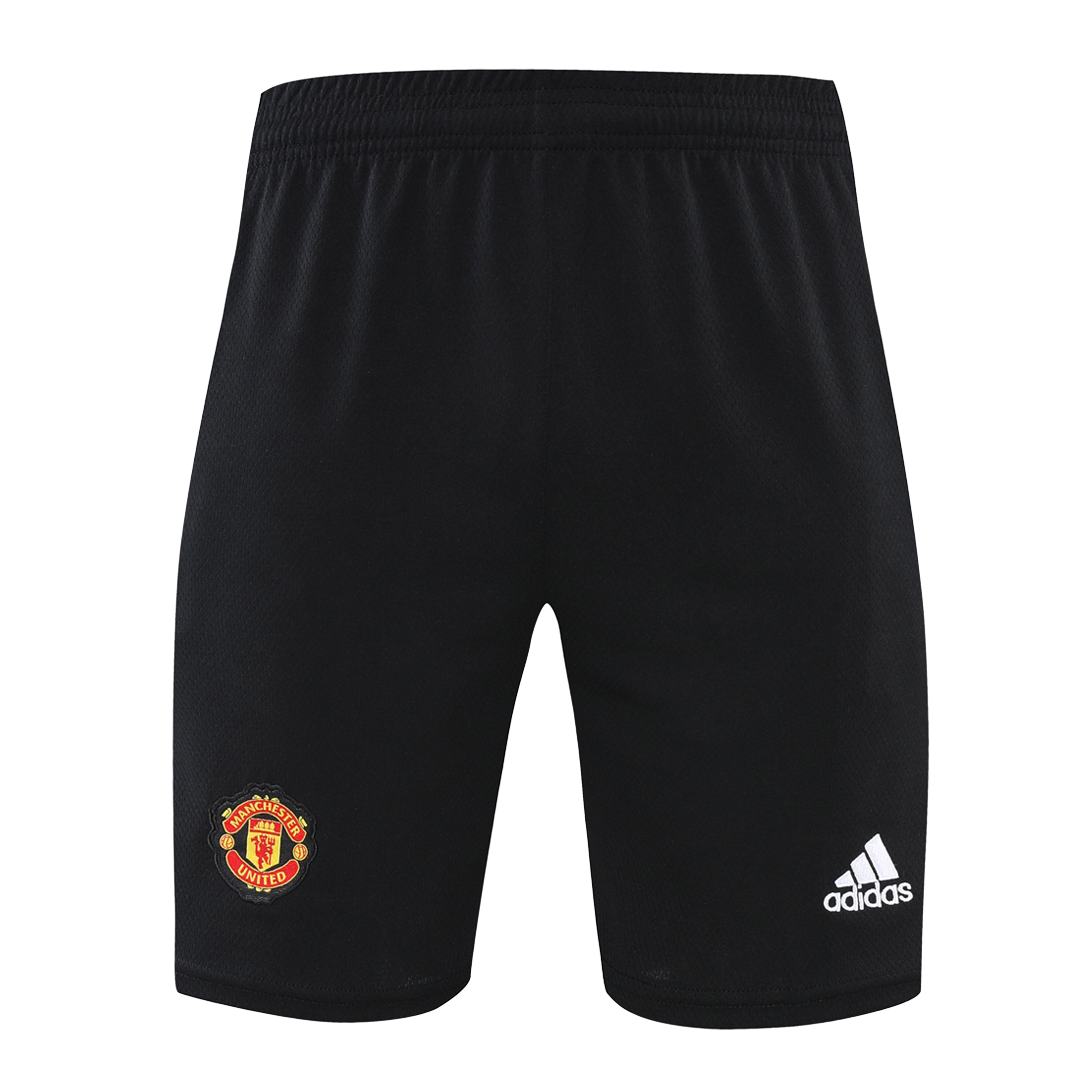 Manchester United Training Soccer Jersey Kit(Jersey+Shorts) Red&Black 2021/22