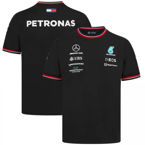 Mercedes AMG Petronas F1 Racing Team T-Shirt - Black 2022