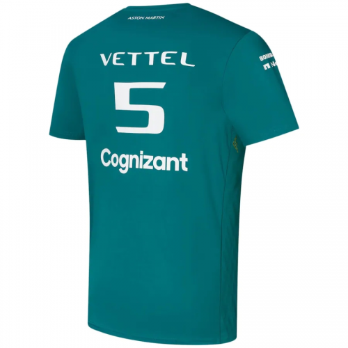 Aston Martin Cognizant F1 Team Sebastian Vettel Driver T-Shirt 2022