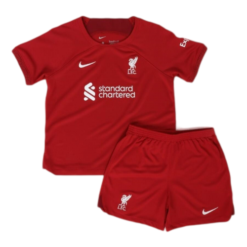 Liverpool Kids Soccer Jersey Home Kit(Jersey+Shorts) 2022/23