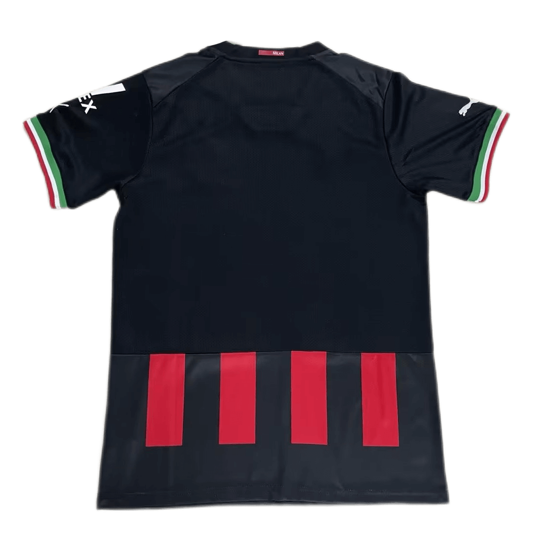 AC Milan Jersey Home Whole Kit(Jersey+Shorts+Socks) Replica 2022/23