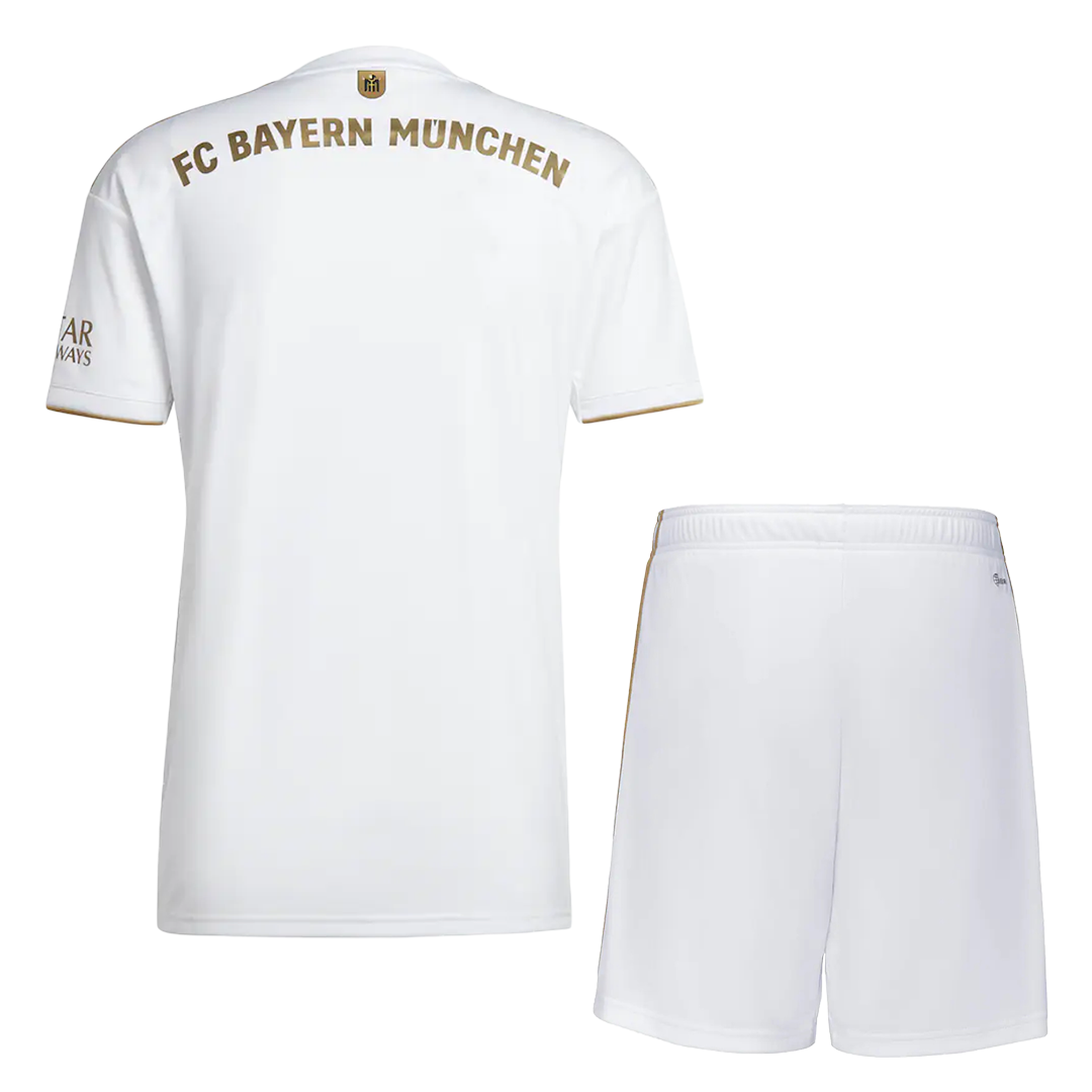 Bayern Munich Jersey Away Whole Kit(Jersey+Shorts+Socks) Replica 2022/23
