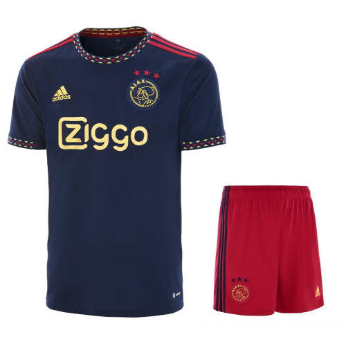 Ajax Soccer Jersey Away Kit(Jersey+Shorts) Replica 2022/23