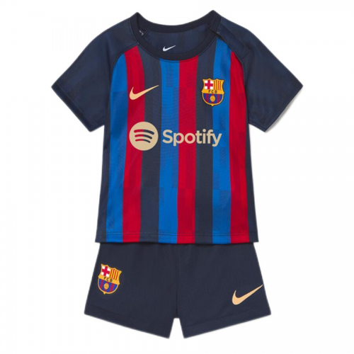 Barcelona Kids Home Kit(Jersey+Shorts) Replica 2022/23 | MineJerseys