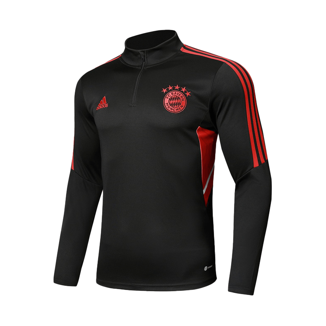 Bayern Munich Zipper Sweat Kit(Top+Pants) Black 2022/23