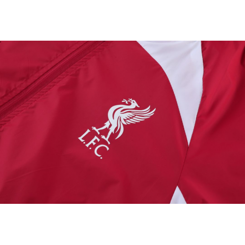 Liverpool Windbreaker Hoodie Jacket Red 2022/23