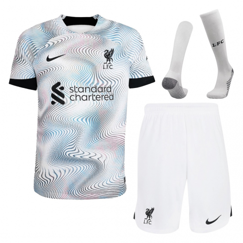 Liverpool Jersey Away Whole Kit(Jersey+Shorts+Socks) Replica 2022/23