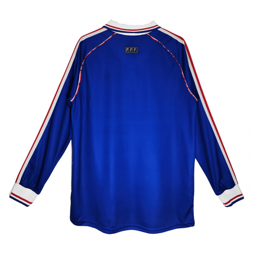 France Retro Long Sleeve Jersey World Cup 1998