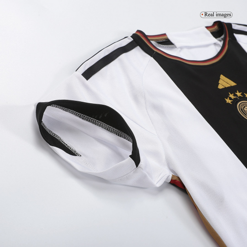 Germany Kids Soccer Jersey Home Kit(Jersey+Shorts) Replica World Cup 2022