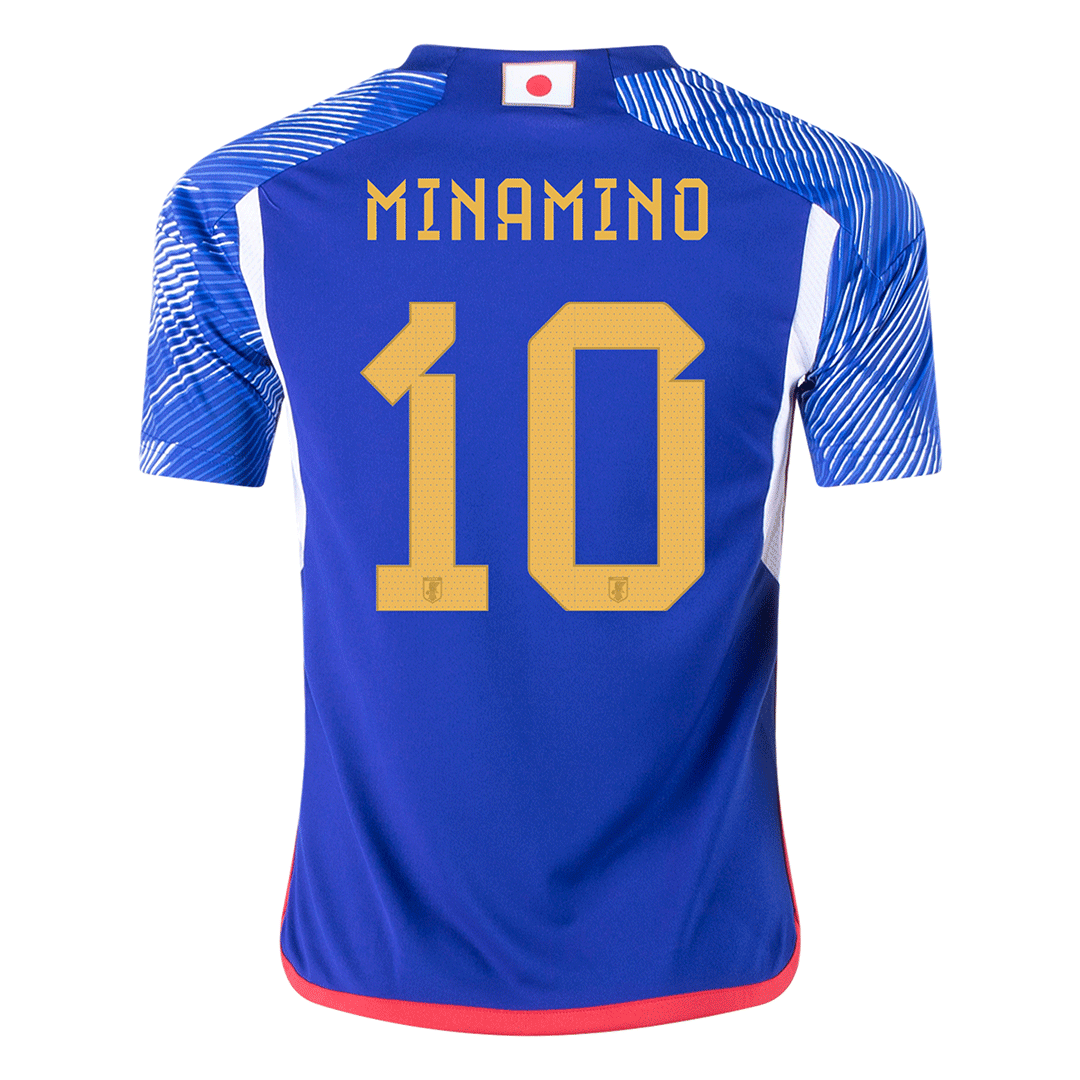 2022 Japan National Team Player Jersey Home Minamino #10