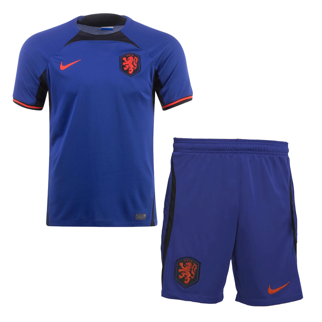 Netherlands Soccer Jersey Away Kit(Jersey+Shorts) 2022