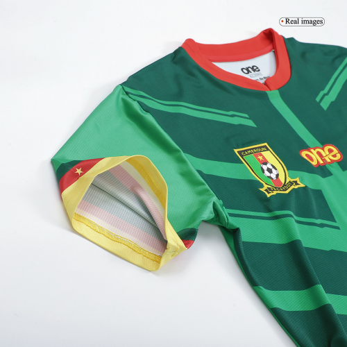 finekeys New Cameroon Cameroun Home Soccer Jersey World Cup 2022 Men Adult S / Blank