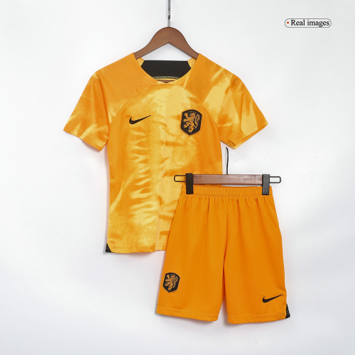 Netherlands Soccer Jersey Home Kit(Jersey+Shorts) Replica World Cup 2022