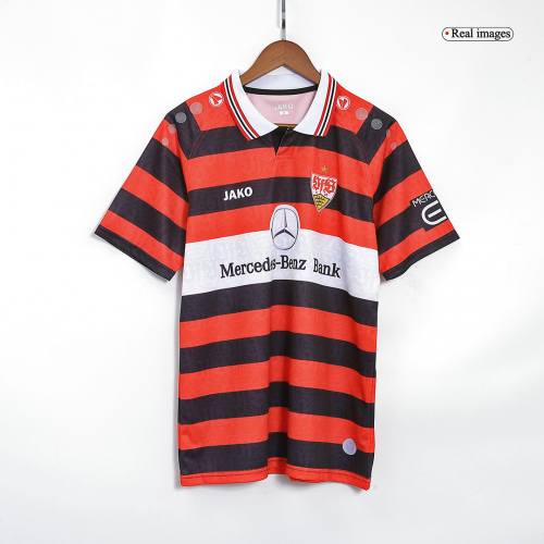 Jako VfB Stuttgart Soccer Jersey Replica Away Red-Black 2022/23