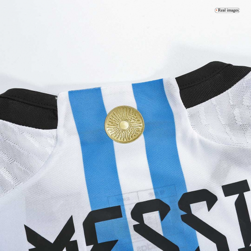 Player Version 3 Stars 2022 Argentina MESSI #10 Home Jersey With World Cup  Champion Patches - Kitsociety