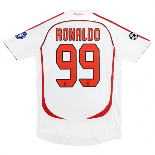 AC Milan Away 06 07 Season Retro Jersey.