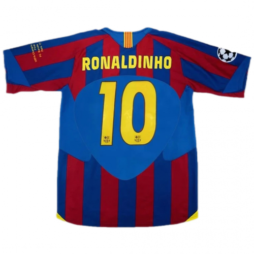 Barcelona 2004-2005 Home Short-Sleeve Jersey [Free Shipping]