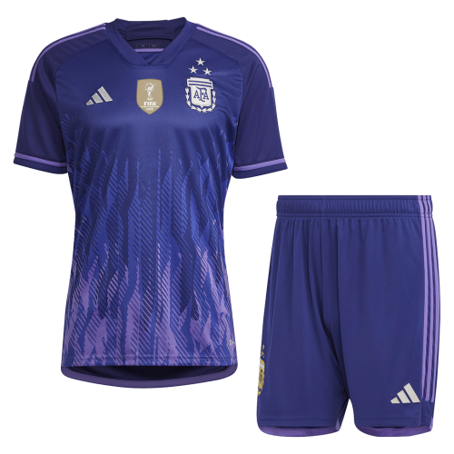 Argentina MESSI #10 Three Stars Jersey Home 2022