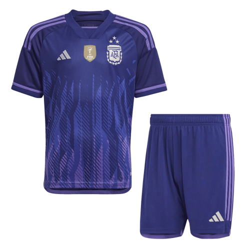 Messi #10 Argentina Jersey 2022 Authentic Away World Cup - THREE STAR