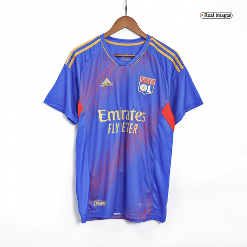 Jersey adidas Olympique Lyon Away Jersey 2023-2024 Hi-Res Blue - Fútbol  Emotion