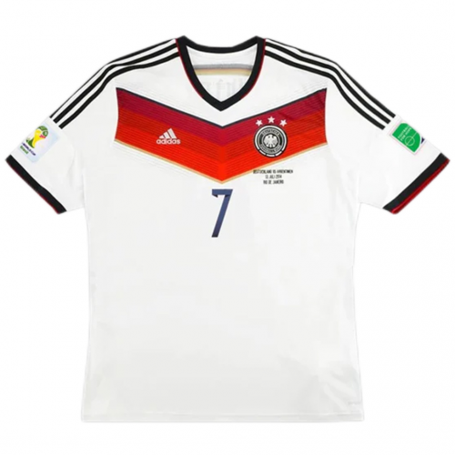 Germany SCHWEINSTEIGER #7 Retro Jersey Home Replica World Cup 2014