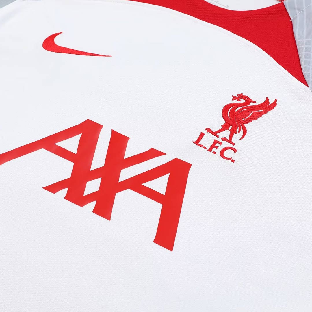 Liverpool Sleeveless Training Kit White 2023/24