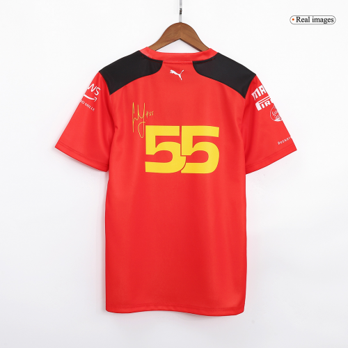 Scuderia Ferrari  F1 Racing Team Carlos Sainz #55 T-Shirt 2023