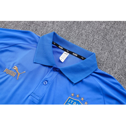 Italy Polo Shirt Blue 2023