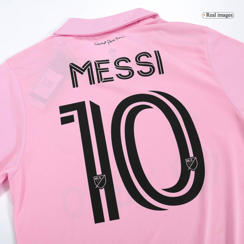 Youth Inter Miami CF Lionel Messi adidas Pink 2023 The Heart Beat