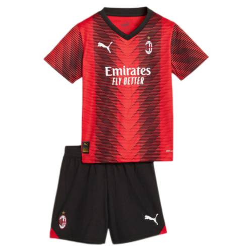 Kids AC Milan Home Whole Kit (Shirt+Short+Socks) 2023/24