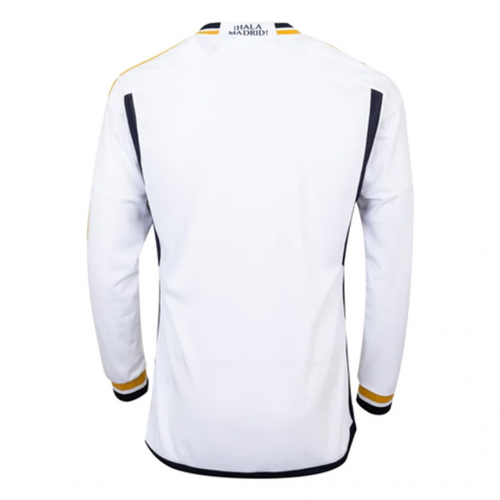 Real Madrid Home Long Sleeve Soccer Jersey 2023/24