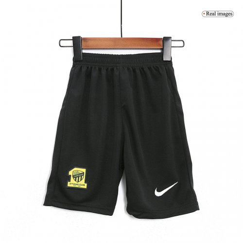 Kids Al Ittihad Saudi Home Kit Jersey+Shorts 2022/23
