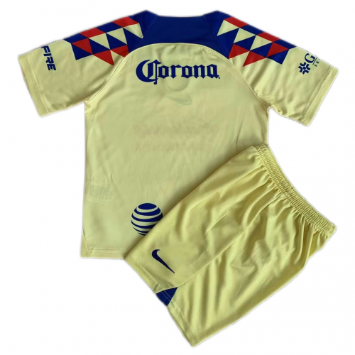 Kid's Club America Home Soccer Jersey Kit(Jersey+Shorts) 2023/24