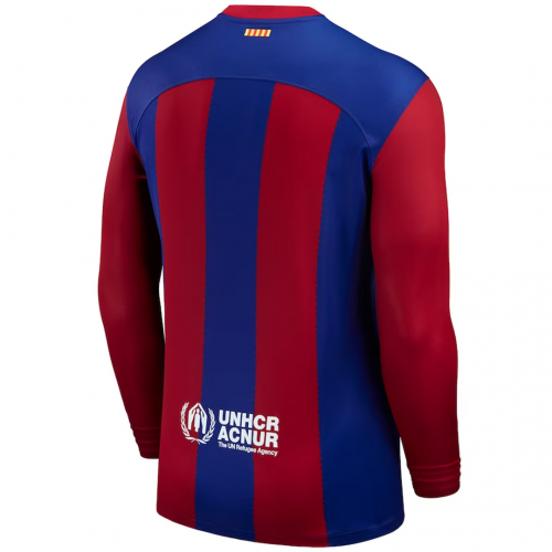 embroidered long-sleeved T-shirt - 04 Home Football Shirt - shirt