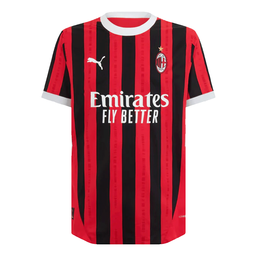 RAFA LEÃO #10 AC Milan Home Jersey Player Version 2024/25