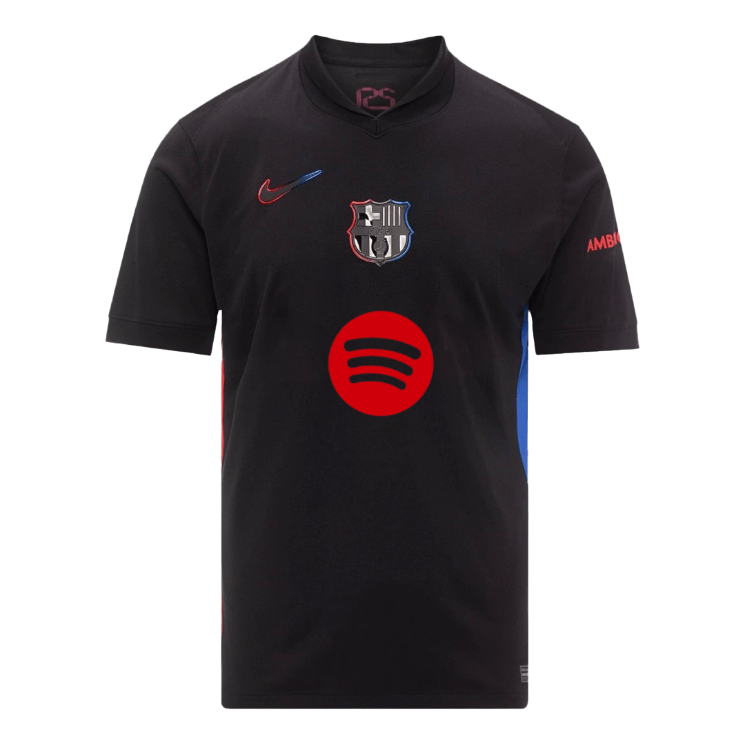 LAMINE YAMAL #19 Barcelona Away Spotify Logo Without Text Jersey 2024/25