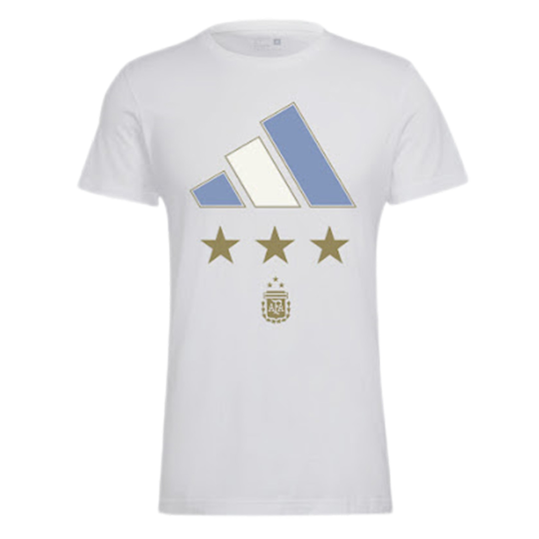 Argentina World Cup Winners Collection T-Shirt White 2022