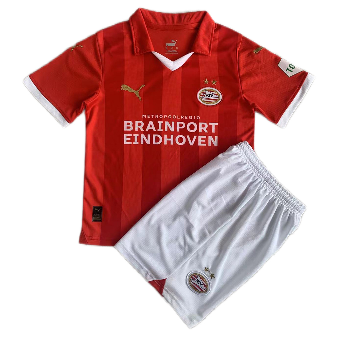 Kids PSV Eindhoven Home Kit 2023/24