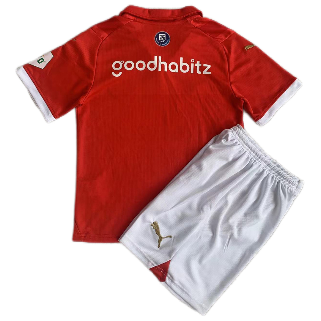 Kids PSV Eindhoven Home Kit 2023/24