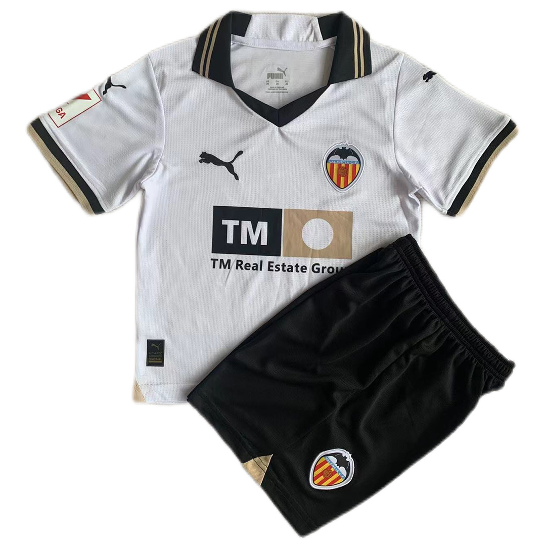 Kids Valencia Home Kit Jersey+Shorts 2023/24