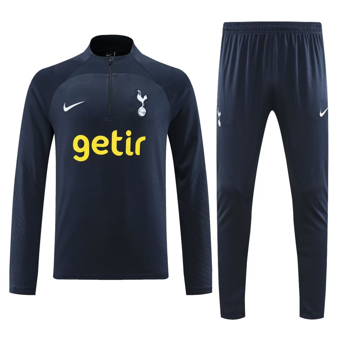 Tottenham Hotspur Zipper Sweat Kit(Top+Pants) Navy 2023/24