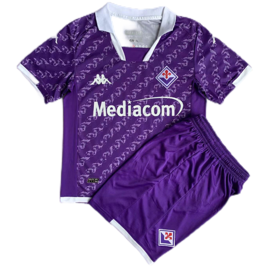 Kids Fiorentina Home Kit Jersey+Short 2023/24